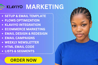 setup klaviyo email marketing, klaviyo email design shopify klaviyo email flows