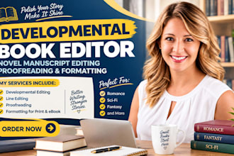 developmental book editor novel manuscript editing proofreading and formatting