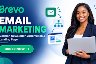 setup german brevo email marketing automation, germany newsletter, landing page