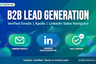 b2b lead generation with owner name, phone, verified email