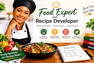 food expert and recipe developer