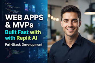 build your web app and mvp using replit ai agent