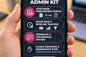 provide an all in one notion freelancer admin kit
