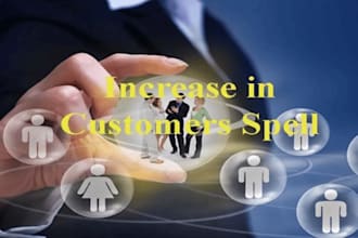 cast powerful business and brand increasing  success spell attract more client