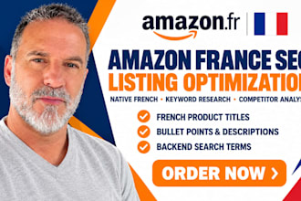 amazon seo listing optimization for amazon france in native french keywords