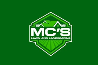 make lawn and landscaping company logo