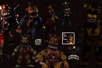 port, create custom sfm, mmd, gmod, fnaf, l4d2, tf2, vr character, playermodel