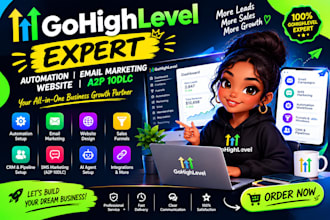 setup gohighlevel automation gohighlevel email marketing website ghl a2p expert