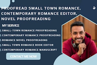 proofread small town romance, contemporary romance editor, novel proofreading