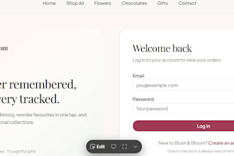 build an online ordering website