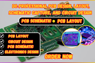 do professional pcb design, layout, schematic capture, and circuit design