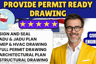 do full city permit drawings sets for texas architectural and engineering plans