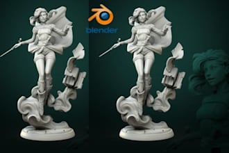 model any character models for 3d printing and stl