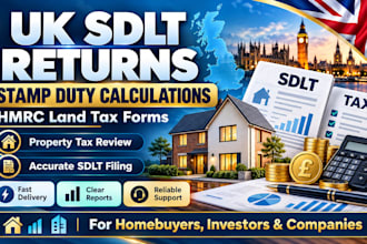 prepare UK sdlt returns, stamp duty calculations and hmrc land tax forms