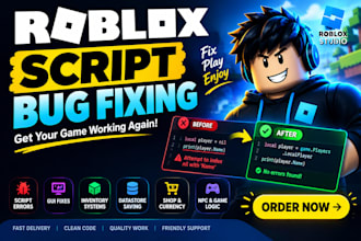 fix roblox script bugs gui inventory datastore shop luau roblox remoteevent ncp