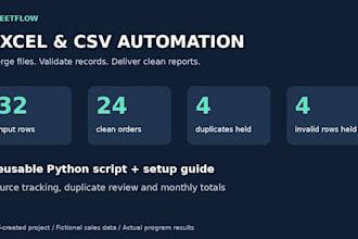 automate excel and csv tasks with python scripts