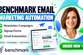 setup benchmark email marketing newsletter campaign automation signup forms