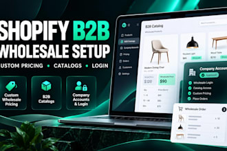 set up shopify b2b wholesale p ricing catalogs and customer login plimdor error