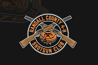 design youth shotgun shooting group logo