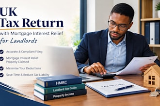 do UK tax return with mortgage interest relief correctly claimed for landlords