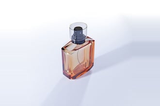 design custom 3d perfume bottles and realistic product renders