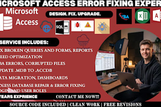 fix your broken ms access database and get it running fast again