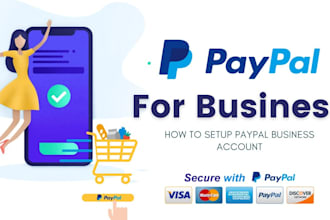 setup paypal, payoneer, stripe, revolut, square, sumup llc business account
