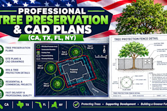 design tree preservation plans in california texas florida new york