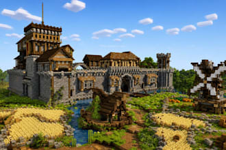 build custom minecraft structures, survival bases, houses and maps