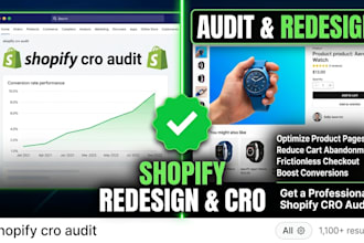 a high converting shopify store redesign and shopify cro revamp