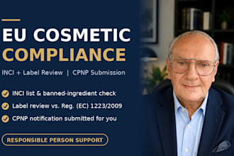 review cosmetic inci lists and labels for eu compliance and cpnp submission