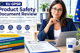 review eu gpsr product safety documentation and identify gaps, gpsr documents