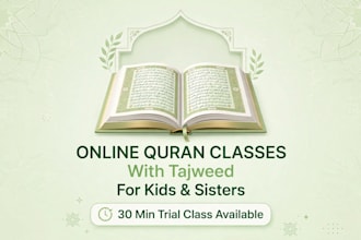 teach quran with tajweed for kids and sister