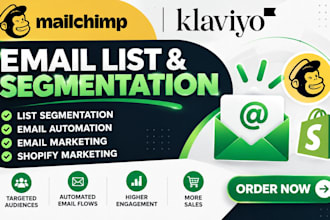 setup klaviyo email marketing flows email segmentation for shopify marketing