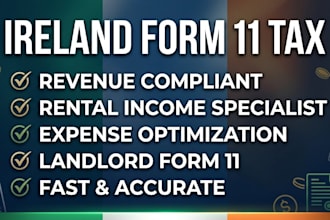 prepare ireland form 11 for landlords with rental income and expenses