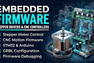 design embedded firmware for stepper drivers and cnc controllers