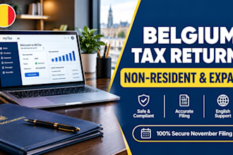 file belgium non resident tax return and handle international income compliance