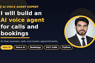 build an ai voice agent for calls and bookings