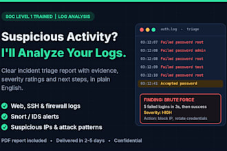 analyze your server logs for suspicious activity
