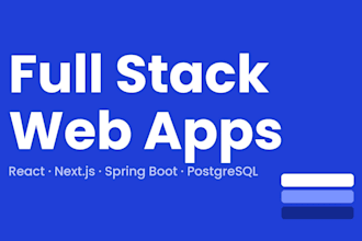 build a full stack web app application