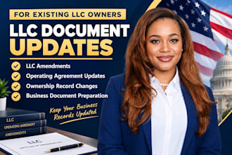 prepare llc amendments and operating agreement updates