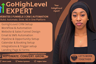 build ghl funnels, websites, email marketing and ai agents