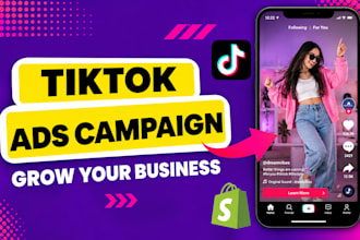 manage, create and run tiktok ads campaign, tiktok advertising, tik tok ads