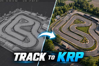 convert assetto corsa, 3d kart track to kart racing pro