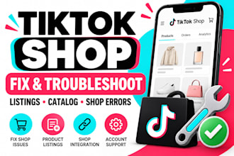 setup tik tok shop fix tiktok dropshipping tiktok shop marketing tiktok shop ads