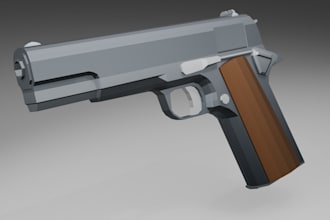 create low poly props for your game