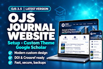 setup ojs open journal systems with custom theme and google scholar