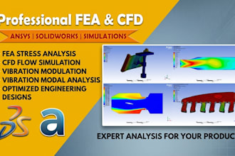 perform fea simulation, cfd, stress analysis, and thermal
