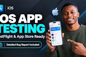 provide professional ios app testing and testflight review
