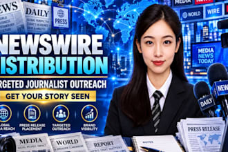 provide newswire distribution and targeted journalist outreach for brands